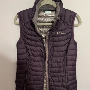 Columbia Dark Purple Quilted Vest